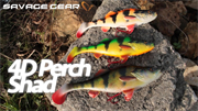 Savage Gear 4D Perch Shad Slow Sink 12,5 cm